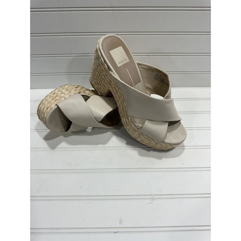 Dolce Vita Cream Wedge Sandals